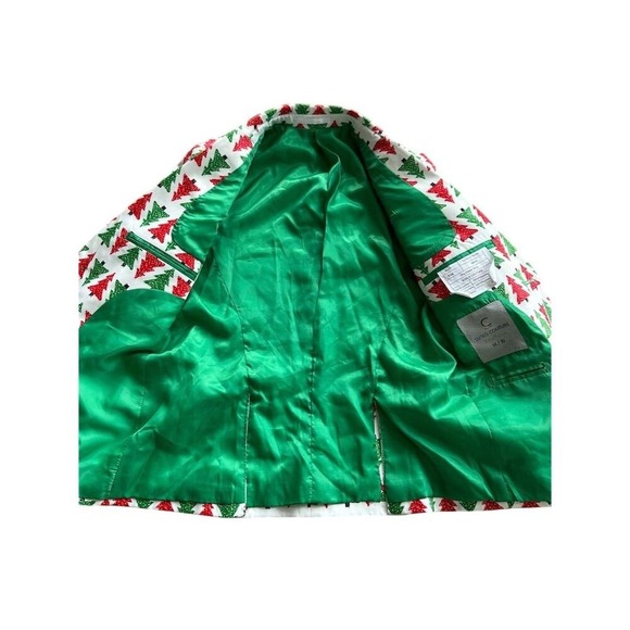 Festive Tree Pattern Kids Jacket - Picture 6 of 8